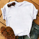 Maycaur Vogue T Shirt Women Summer Casual Tshirts Tees Harajuku Korean Style Graphic Tops New Kawaii Short Sleeve Female T-shirt - ENSEIGNE DENIS