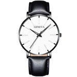 2020 Minimalist Men's Fashion Ultra Thin Watches Simple Men Business Stainless Steel Mesh Belt Quartz Watch Relogio Masculino - ENSEIGNE DENIS