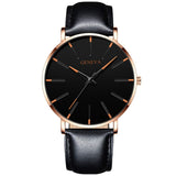 2020 Minimalist Men's Fashion Ultra Thin Watches Simple Men Business Stainless Steel Mesh Belt Quartz Watch Relogio Masculino - ENSEIGNE DENIS