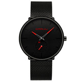 CRRJU Fashion Mens Watches Top Brand Luxury Quartz Watch Men Casual Slim Mesh Steel Waterproof Sport Watch Relogio Masculino - ENSEIGNE DENIS