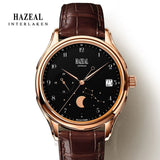 HAZEAL Couple Watch For Lover Original Design женские часы Men Quartz Watch Switzerland Luxury Womens Wristwatch Sapphire - ENSEIGNE DENIS