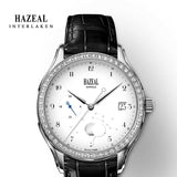 HAZEAL Couple Watch For Lover Original Design женские часы Men Quartz Watch Switzerland Luxury Womens Wristwatch Sapphire - ENSEIGNE DENIS