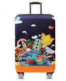 Thicker Travel Luggage Protective Cover Suitcase Case Travel Accessorie Baggag Elastic Luggage Cover Apply to 18-32inch Suitcase - ENSEIGNE DENIS