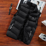 Fashion Mens Jacket Sleeveless Vest Spring Thermal Soft Vests Casual Coats Male Cotton Men's Vest Men Thicken Waistcoat 8XL - ENSEIGNE DENIS