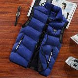 Fashion Mens Jacket Sleeveless Vest Spring Thermal Soft Vests Casual Coats Male Cotton Men's Vest Men Thicken Waistcoat 8XL - ENSEIGNE DENIS