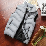 Fashion Mens Jacket Sleeveless Vest Spring Thermal Soft Vests Casual Coats Male Cotton Men's Vest Men Thicken Waistcoat 8XL - ENSEIGNE DENIS