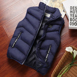 Fashion Mens Jacket Sleeveless Vest Spring Thermal Soft Vests Casual Coats Male Cotton Men's Vest Men Thicken Waistcoat 8XL - ENSEIGNE DENIS