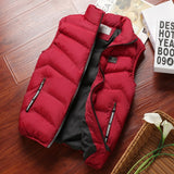 Fashion Mens Jacket Sleeveless Vest Spring Thermal Soft Vests Casual Coats Male Cotton Men's Vest Men Thicken Waistcoat 8XL - ENSEIGNE DENIS