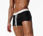 ALSOTO Summer Swimwear Men Breathable Men's Swimsuits Trunks Boxer Briefs Sunga SwimSuits Maillot De Bain Beach Shorts 2020 New - ENSEIGNE DENIS