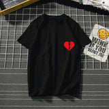 Women's t-shirt Harajuku love t shirt women feminina ladies Than heart ulzzang graphic t shirts women 2019 summer femme clothes - ENSEIGNE DENIS