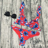 Women Push-up Padded Bikini 2020 Hot Retro Swimsuit Print Swimwear Girls Summer Beachwear Female Bathing Suit Swimming Biquini - ENSEIGNE DENIS