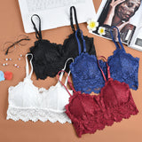 2020 New Arrival Women Push Up Wireless Lace Bra Top Women Plus Size Bralette Underwear Lingerie Full Cup Hot - ENSEIGNE DENIS