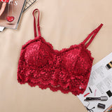 2020 New Arrival Women Push Up Wireless Lace Bra Top Women Plus Size Bralette Underwear Lingerie Full Cup Hot - ENSEIGNE DENIS