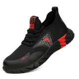 Breathable Men's Safety Shoes Boots With Steel Toe Cap Casual Men's Boots Work Indestructible Shoes Puncture-Proof Work Sneakers - ENSEIGNE DENIS