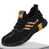 Breathable Men's Safety Shoes Boots With Steel Toe Cap Casual Men's Boots Work Indestructible Shoes Puncture-Proof Work Sneakers - ENSEIGNE DENIS