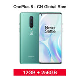 Global Rom OnePlus 8 5G Smartphone 8GB 128GB Snapdragon 865 Octa Core 6.55'' 90Hz Fluid Display UFS 3.0 48MP Triple Cams WiFi 6 - ENSEIGNE DENIS