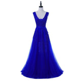 FADISTEE Vestido De Festa Sweet pink Lace V-neck Long Evening Dress Bride Party Sexy Backless beads pearls Prom Dresses lace-up - ENSEIGNE DENIS