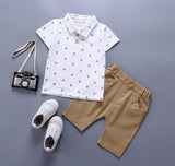 2020 summer Children's Clothes Sets Boys T-shirt and Shorts Pants 2 pi