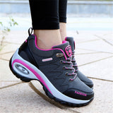shoes woman Outdoor Casual shoes Leather suede Brand fashion Sneakers woman outdoor non-slip air damping tenis feminino casual - ENSEIGNE DENIS