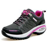shoes woman Outdoor Casual shoes Leather suede Brand fashion Sneakers woman outdoor non-slip air damping tenis feminino casual - ENSEIGNE DENIS
