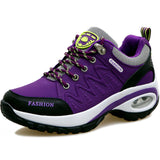 shoes woman Outdoor Casual shoes Leather suede Brand fashion Sneakers woman outdoor non-slip air damping tenis feminino casual - ENSEIGNE DENIS