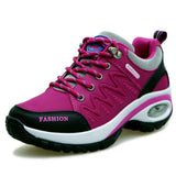 shoes woman Outdoor Casual shoes Leather suede Brand fashion Sneakers woman outdoor non-slip air damping tenis feminino casual - ENSEIGNE DENIS
