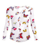2020 Sexy Women V-neck Bodycon Sleepwear Jumpsuit Button Bodysuit Shorts Romper Leotard Printed Long/Short Sleeve Bodysuit - ENSEIGNE DENIS