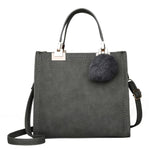 2020 Women PU Leather Handbag Femmes Messenger Bags With Ball Toy Bolsa Shoulder Bags sac a main Party Handbags сумка женская - ENSEIGNE DENIS