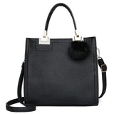 2020 Women PU Leather Handbag Femmes Messenger Bags With Ball Toy Bolsa Shoulder Bags sac a main Party Handbags сумка женская - ENSEIGNE DENIS
