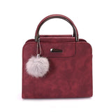 2020 Women PU Leather Handbag Femmes Messenger Bags With Ball Toy Bolsa Shoulder Bags sac a main Party Handbags сумка женская - ENSEIGNE DENIS