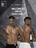 ORLVS Brand Men Underwear Boxer cotton mens underpants male panties  shorts U convex pouch for gay breathable calzoncillo hombre