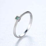 Gem&Time Real 925 Sterling Silver Ring Gree Red Topaz Rings For Women Gemstone Engagement Rings Silver 925 Jewelry Anillos Mujer - ENSEIGNE DENIS