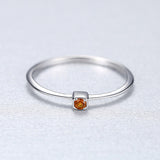 Gem&Time Real 925 Sterling Silver Ring Gree Red Topaz Rings For Women Gemstone Engagement Rings Silver 925 Jewelry Anillos Mujer - ENSEIGNE DENIS