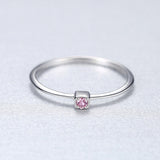 Gem&Time Real 925 Sterling Silver Ring Gree Red Topaz Rings For Women Gemstone Engagement Rings Silver 925 Jewelry Anillos Mujer - ENSEIGNE DENIS