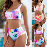New Bikinis Women Tie-dye Sexy Bikini Set Two Piece Swimsuit Push Up Swimwear Beach Bathing Suit Female Bikini 2020 - ENSEIGNE DENIS