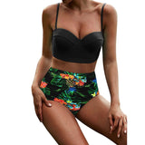 New Bikinis Women Tie-dye Sexy Bikini Set Two Piece Swimsuit Push Up Swimwear Beach Bathing Suit Female Bikini 2020 - ENSEIGNE DENIS