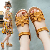 Girls Sandals 2020 Summer New Children's Fashion Soft Bottom Princess Shoes Little Girl Baby Shoes Wild Style - ENSEIGNE DENIS