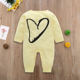 New Newborn Baby Clothes Boys Girls Romper Floral Dinosaur Car Printed Long Sleeve Cotton Romper Kids Jumpsuit Playsuit Outfits - ENSEIGNE DENIS