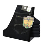 Men Business Jeans Classic Spring Autumn Male Skinny Straight Stretch Brand Denim Pants Summer Overalls Slim Fit Trousers 2019 - ENSEIGNE DENIS