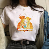 The Lion King FunnyT-shirt Hakuna Matata Harajuku Women's T Shirts Cartoon Cute Ullzang T-shirts Streetwear Top T-Shirts Femme - ENSEIGNE DENIS