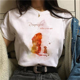 The Lion King FunnyT-shirt Hakuna Matata Harajuku Women's T Shirts Cartoon Cute Ullzang T-shirts Streetwear Top T-Shirts Femme - ENSEIGNE DENIS