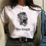 The Lion King FunnyT-shirt Hakuna Matata Harajuku Women's T Shirts Cartoon Cute Ullzang T-shirts Streetwear Top T-Shirts Femme - ENSEIGNE DENIS
