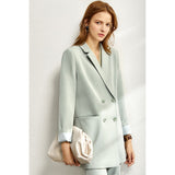 Amii Minimalism suit women 2020 spring new Solid blazer,vest,high waist pants for women 12060909 - ENSEIGNE DENIS