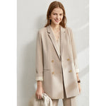 Amii Minimalism suit women 2020 spring new Solid blazer,vest,high waist pants for women 12060909 - ENSEIGNE DENIS