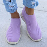 Women Flat Slip on White Shoes Woman Lightweight White Sneakers Summer Autumn Casual Chaussures Femme Basket Flats Shoes - ENSEIGNE DENIS