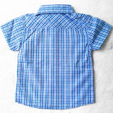 Baby boy clothes Summer 2020 New Boys ShortSleeve Classic Lapel Children Shirts Tops with Pocket Baby Boy Casual Shirt Kids - ENSEIGNE DENIS