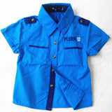 Baby boy clothes Summer 2020 New Boys ShortSleeve Classic Lapel Children Shirts Tops with Pocket Baby Boy Casual Shirt Kids - ENSEIGNE DENIS