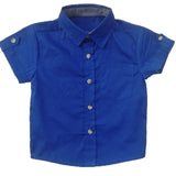 Baby boy clothes Summer 2020 New Boys ShortSleeve Classic Lapel Children Shirts Tops with Pocket Baby Boy Casual Shirt Kids - ENSEIGNE DENIS