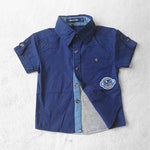 Baby boy clothes Summer 2020 New Boys ShortSleeve Classic Lapel Children Shirts Tops with Pocket Baby Boy Casual Shirt Kids - ENSEIGNE DENIS