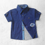 Baby boy clothes Summer 2020 New Boys ShortSleeve Classic Lapel Children Shirts Tops with Pocket Baby Boy Casual Shirt Kids - ENSEIGNE DENIS